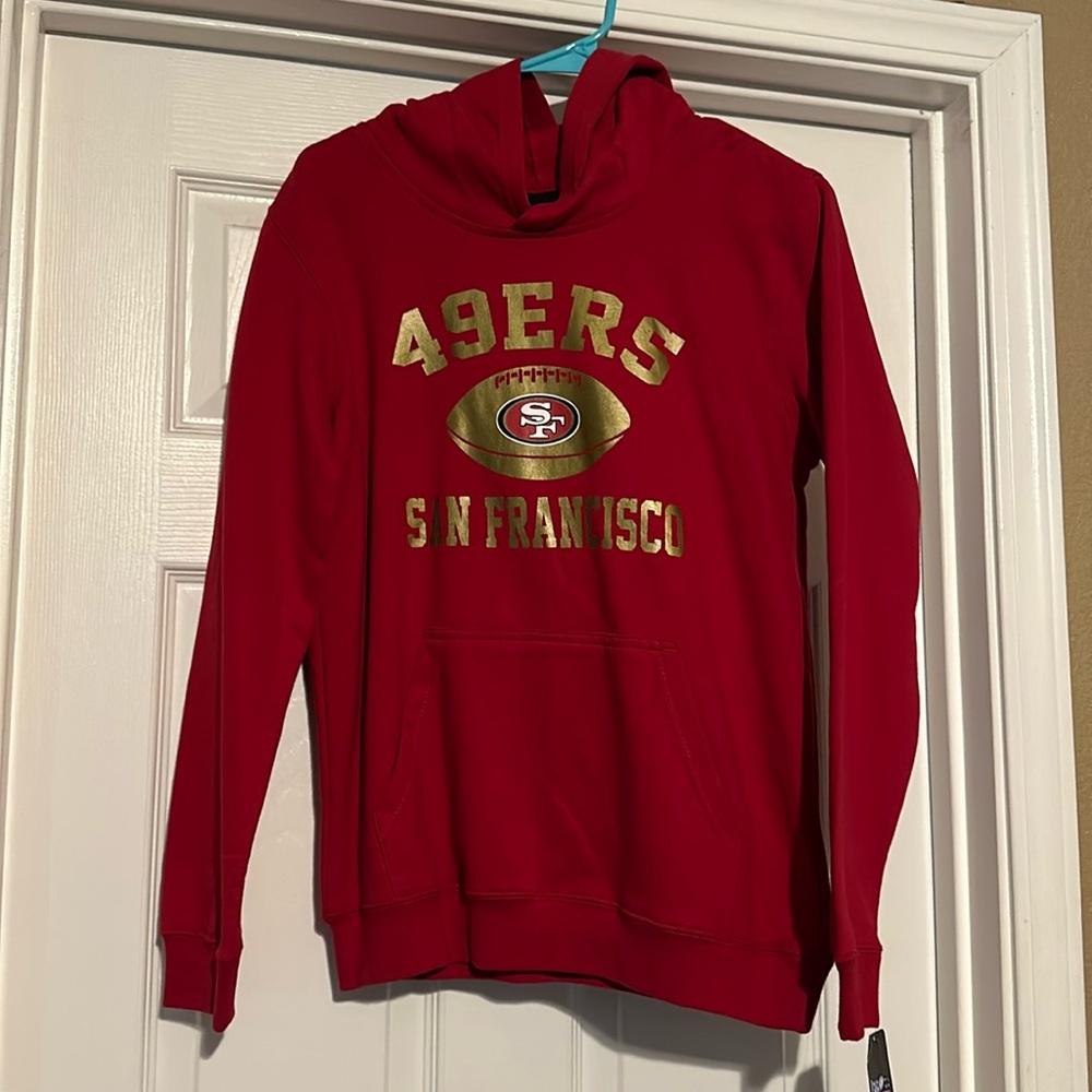 49ers hoodie youth large